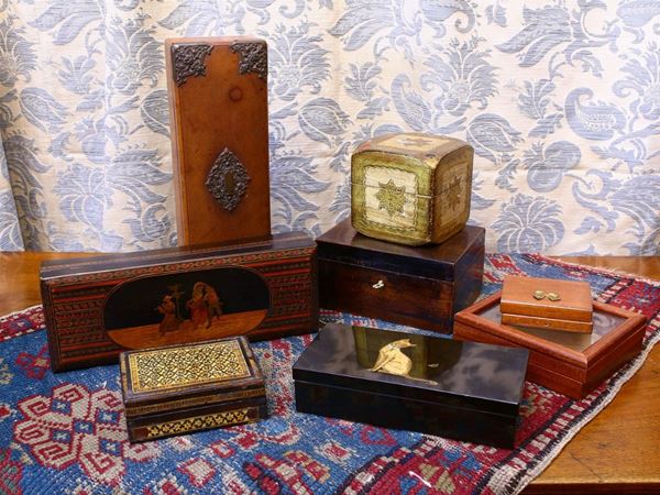 Lot of decorative boxes
