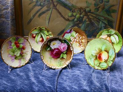 Sei Piattini da Frutta in Porcellana Ginori