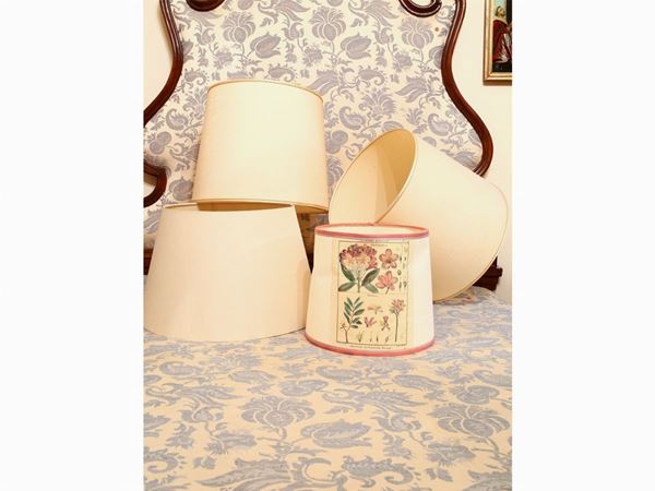 Lot of four lampshades