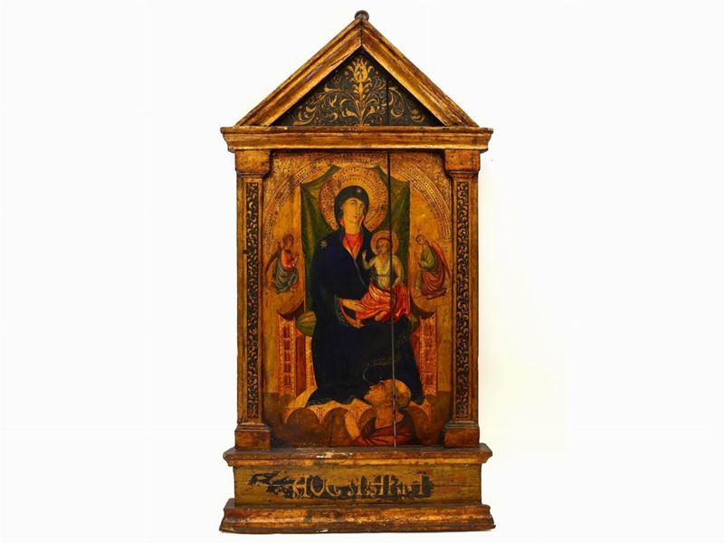 Maniera di Duccio di Buoninsegna, XX Secolo - Madonna in Maestà