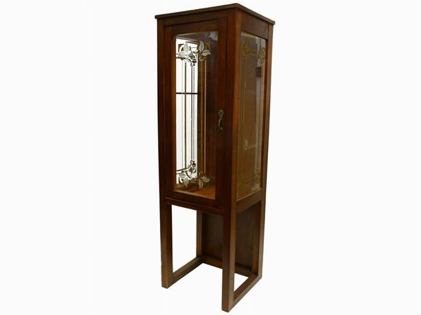 A softwood display cabinet