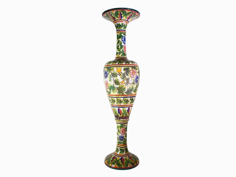 Grande Vaso in Terracotta Smaltata