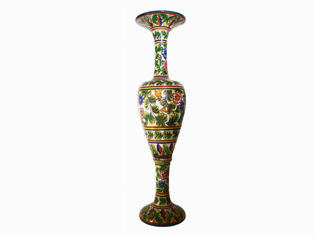 Grande Vaso in Terracotta Smaltata