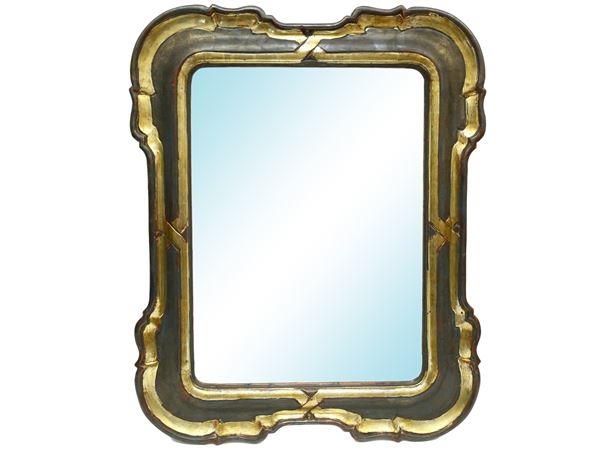 A giltwood framed mirror