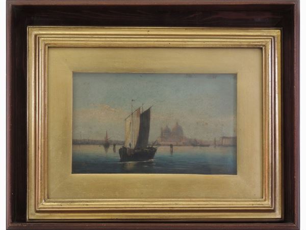 View of Venice  (19th/20th century)  - Auction Furniture and Paintings from Palazzo al Bosco and from other private property - Maison Bibelot - Casa d'Aste Firenze - Milano