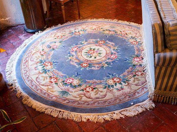 a Peking circular carpet