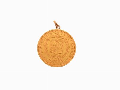 Una Moneta di 80 Lire, Carlo Felice (1821-1831) con Appiccagnolo in Oro