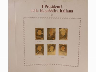 Sei Francobolli in Oro 999,9/°°°