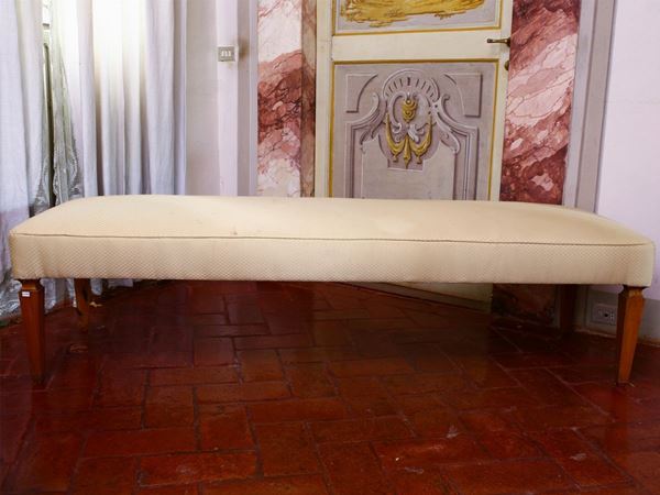 A walnut bench  - Auction Furniture and Paintings from Palazzo al Bosco and from other private property - Maison Bibelot - Casa d'Aste Firenze - Milano
