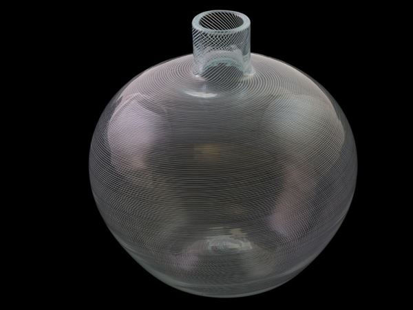 Un vaso in vetro  (Murano, anni '50)  - Asta Only Glass - Maison Bibelot - Casa d'Aste Firenze - Milano