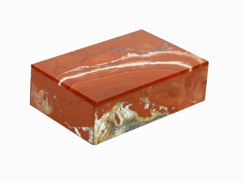 Scatola in Diaspro Rosso