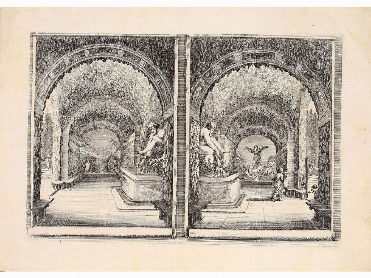 Stefano della Bella - Vedute della Villa di Pratolino