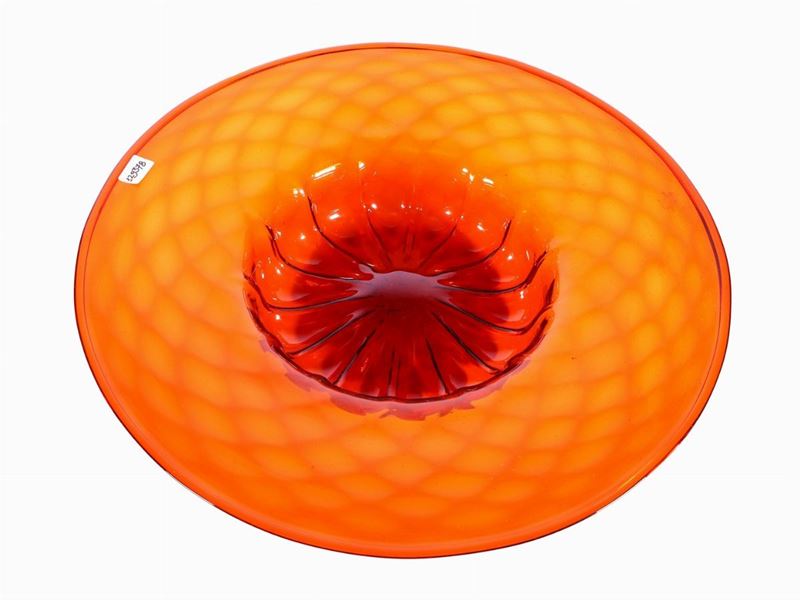 Centrotavola in Vetro Arancio