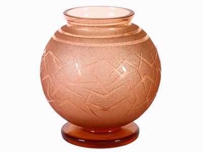 Vaso in Vetro Color Salmone