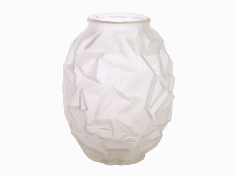 Vaso in Vetro Ghiacciato