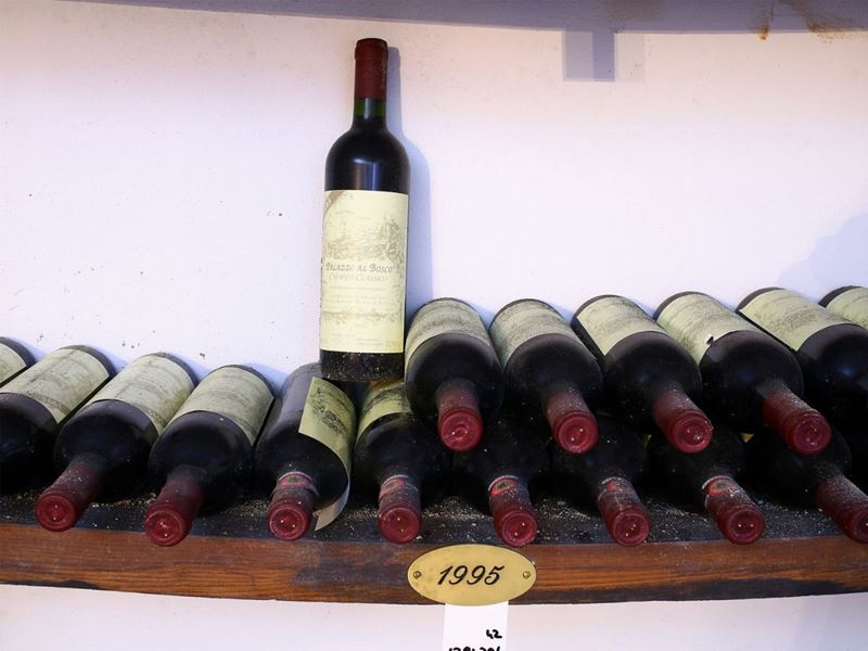 Quarantadue Bottiglie di Chianti Classico Palazzo al Bosco la Romola, 1995 e 1996