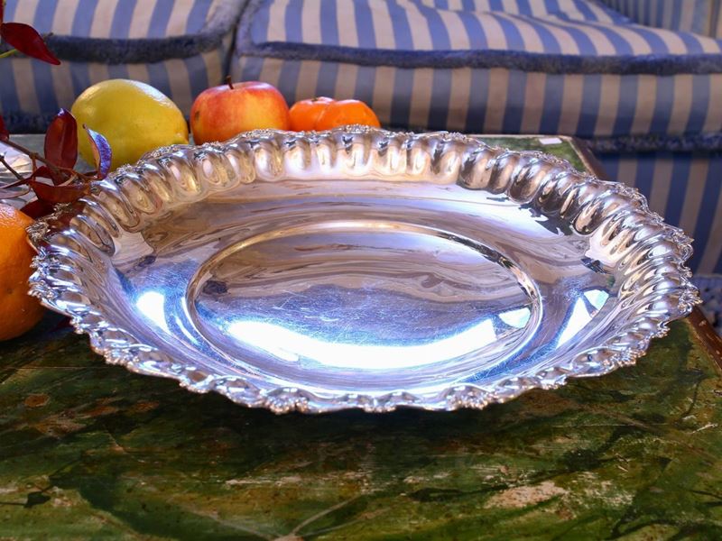 Centrotavola Rotondo in Argento