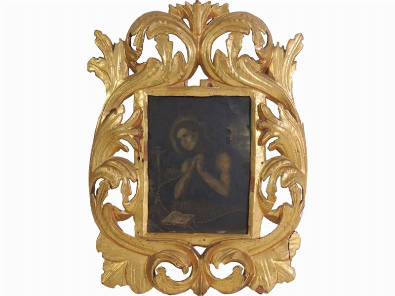 Seguace di Domenico Tintoretto, XVII Secolo - Santa Maria Maddalena Penitente