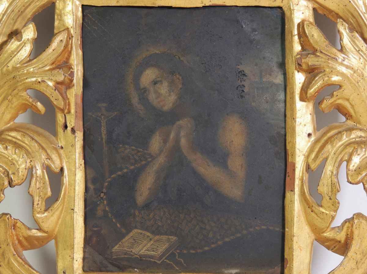 Seguace di Domenico Tintoretto, XVII Secolo - Santa Maria Maddalena Penitente