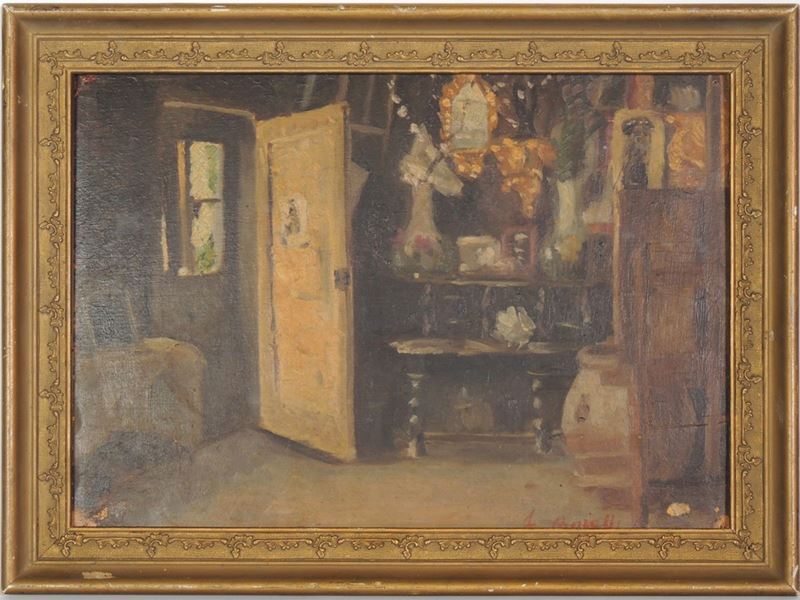 Scuola Toscana Dell'inizio del XX Secolo - Impressioni dello Studio di Pompeo Massani