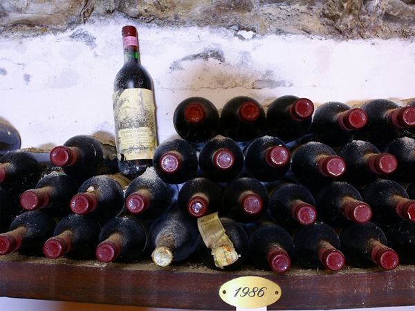 Forty-seven Chianti Classico Palazzo al Bosco La Romola, 1986 bottles  (Tuscany, 1986)  - Auction Furniture and Paintings from Palazzo al Bosco and from other private property - Maison Bibelot - Casa d'Aste Firenze - Milano