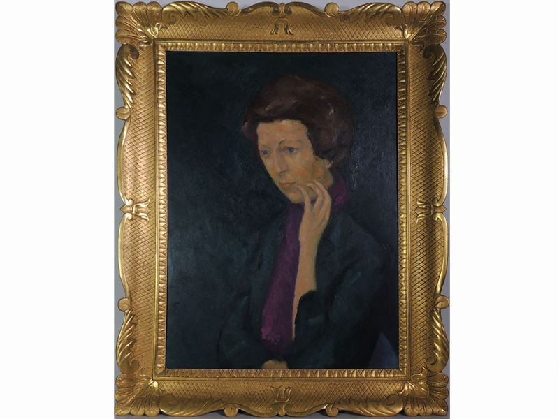 Emanuele Cavalli - Ritratto Femminile 1976