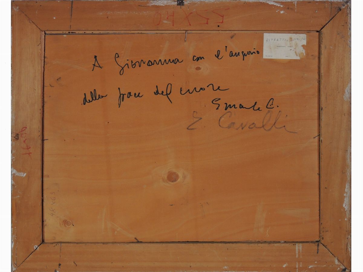 Emanuele Cavalli - Ritratto Femminile