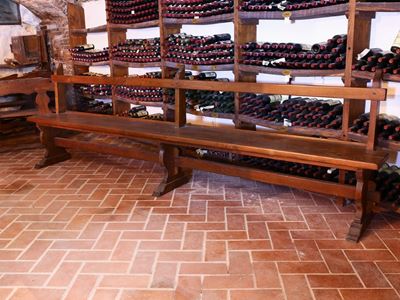 Grande Panca Rustica in Legno Tenero