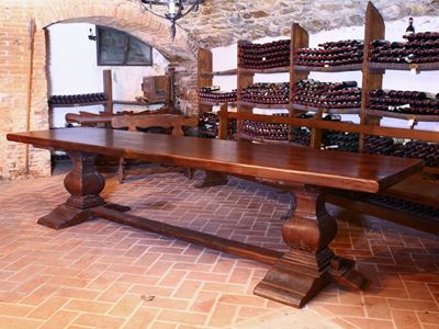 Grande Tavolo a Fratina in Noce