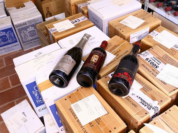 Lot of different wines  - Auction Furniture and Paintings from Palazzo al Bosco and from other private property - Maison Bibelot - Casa d'Aste Firenze - Milano