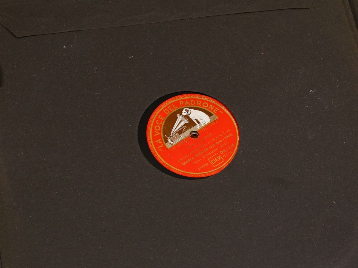 Raccolta di Dischi in Vinile per Grammofono "la Voce del Padrone"