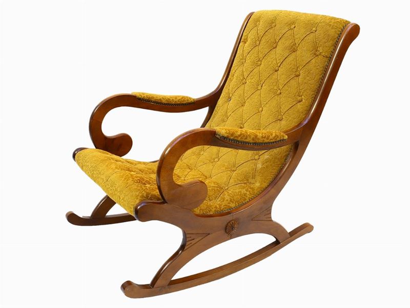 Poltrona a Dondolo in Faggio