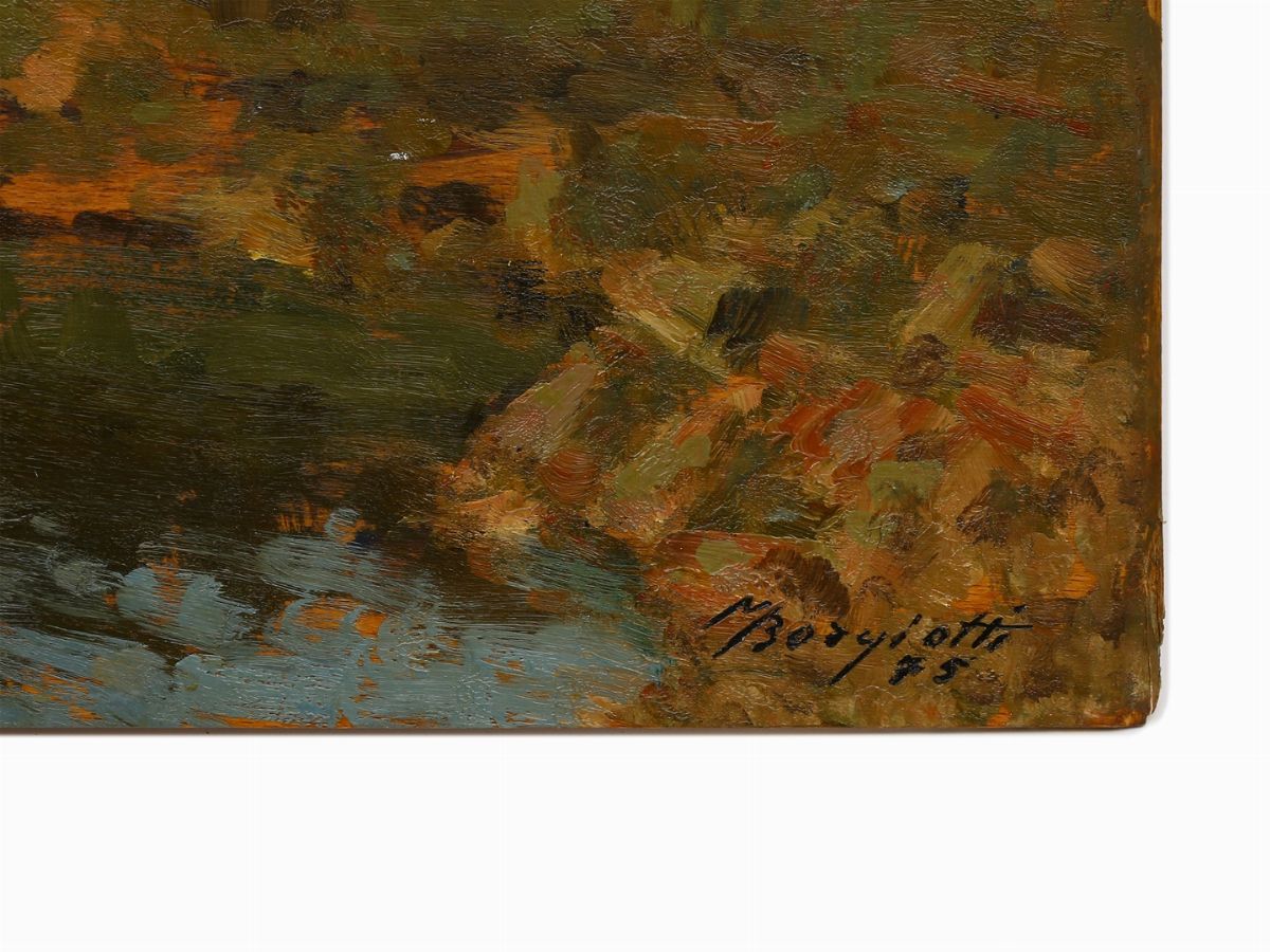 Mario Borgiotti - Controluce a Castiglioncello 1975