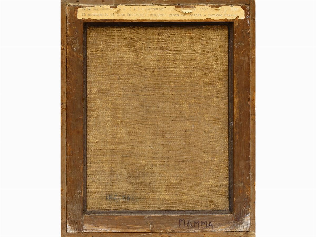 Scuola Francese del XVIII Secolo - Matrimonio di Santa Caterina