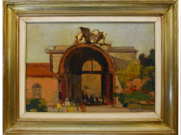 Raffaele De Rosa - Veduta della Porta di San Marco
