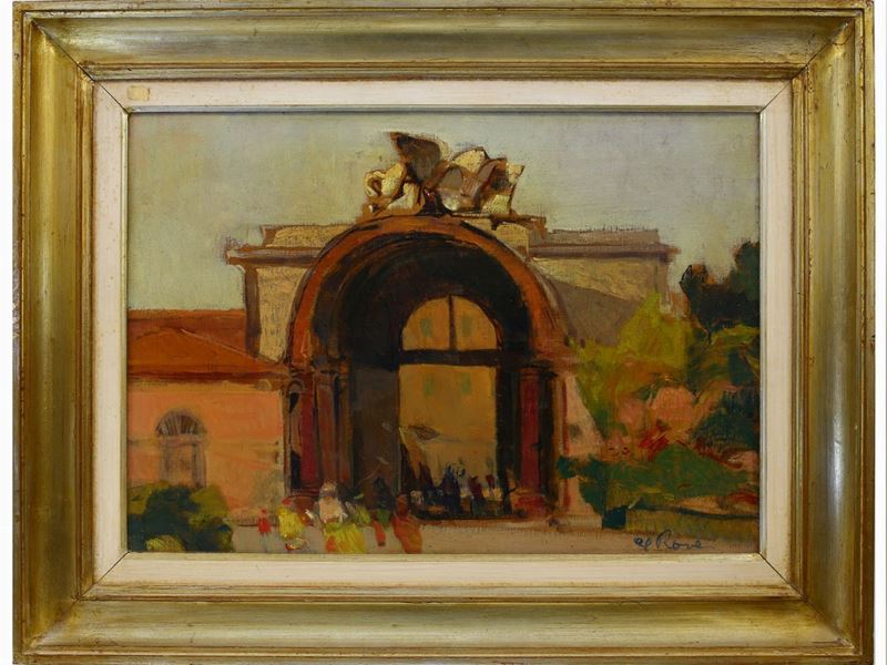 Raffaele De Rosa - Veduta della Porta di San Marco