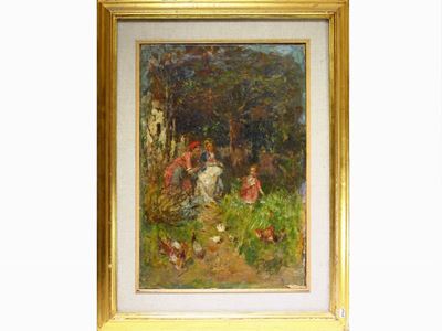 Scorcio di Campagna con Figure