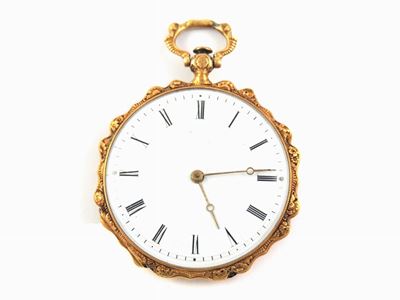 Orologio da Taschino a Chiavetta Cassa Decorata