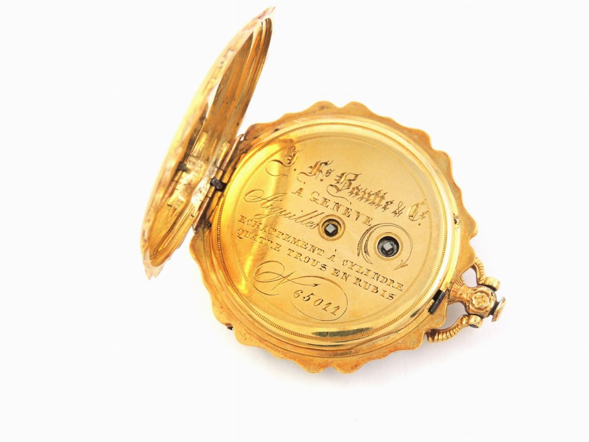 Orologio da Taschino a Chiavetta Cassa Decorata