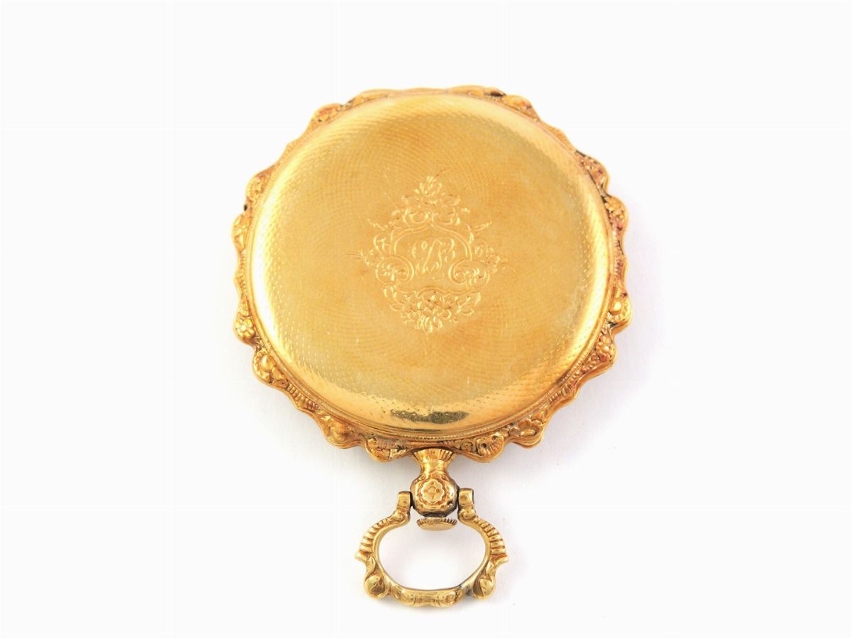 Orologio da Taschino a Chiavetta Cassa Decorata