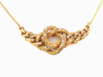 Girocollo in Oro Vari Titoli con Microperle