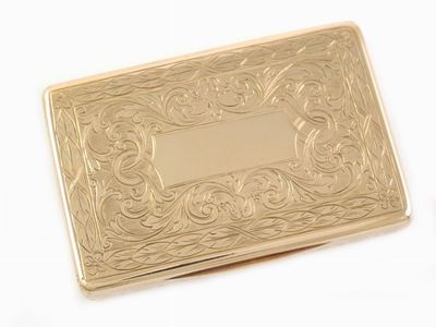 Tabacchiera in Oro Giallo