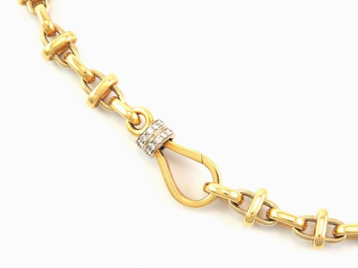 Collana Pomellato in Oro Giallo con Diamanti
