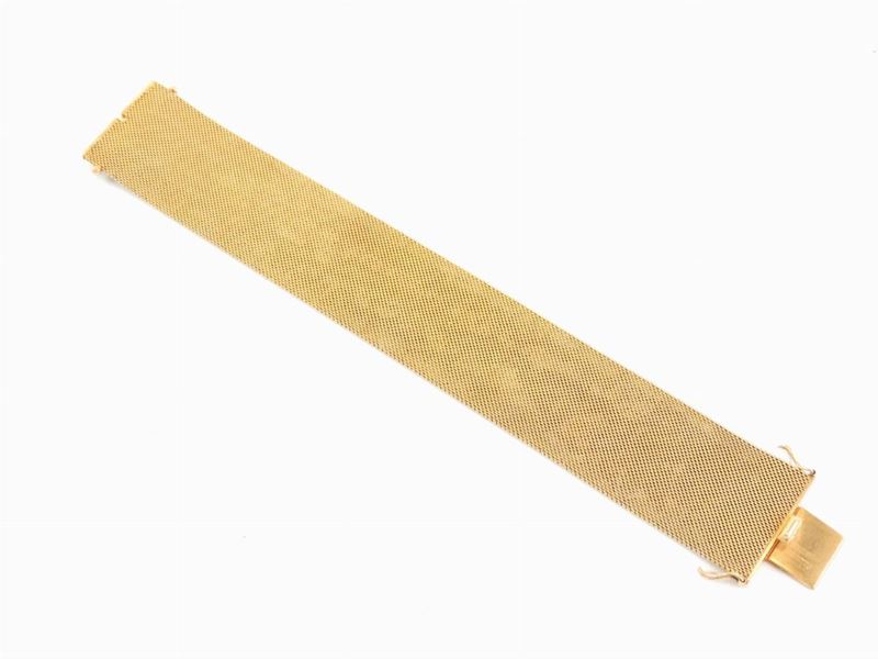 Bracciale a Fascia in Oro Giallo