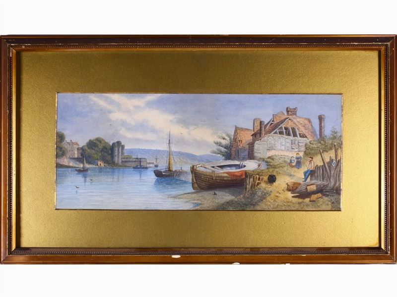 Jane Hunter Shield - Paesaggio Fluviale 1875