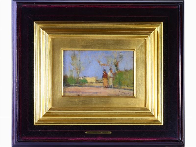 Ludovico Tommasi - Paesaggio con Personaggi