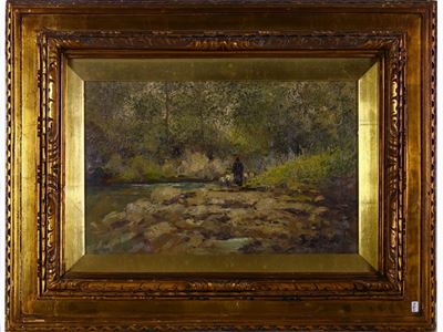 Paescolo Lungo il Torrente 1941