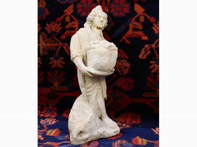 Scultura in Marmo Bianco