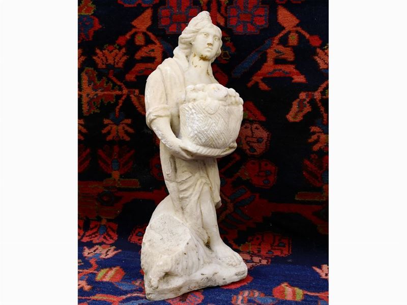 Scultura in Marmo Bianco