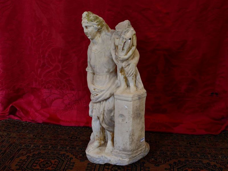 Scultura in Marmo Bianco